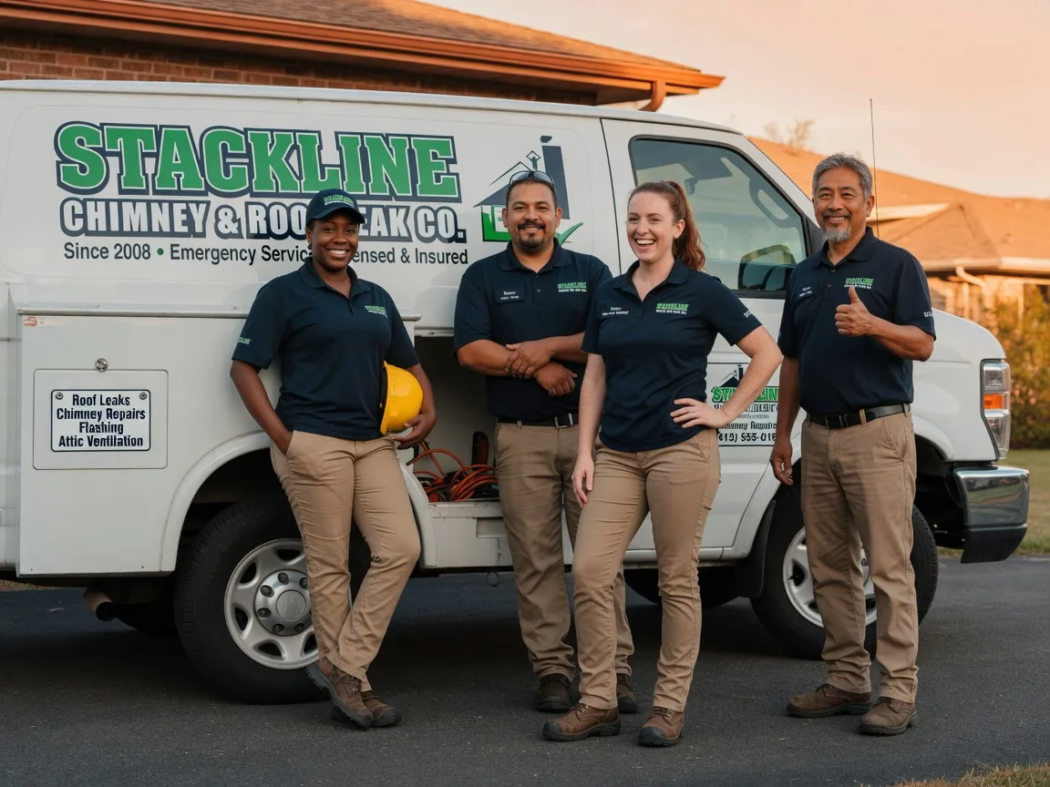 Chimney flashing repair company in La Moille, IL